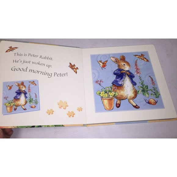 The Peter Rabbit Jigsaw Puzzle Book by Potter, Beatrix - Picture 3 of 13